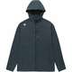 
DESCENTE solid color logo printed hooded zipper stretch long sleeve jacket jacket for men and women black 100