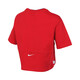 Nike (Nike) Kurzärärmelte T-Shirt Damen 2025 Sommer New Sportswear Strickbarer runder Hals lässig obere Halbhülle reine Baumwolle HF6291-687 Red M