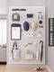 Yonghuan round hole wall-mounted hole board wall shelf multi-function tool accessories storage display cabinet white thickened 12050