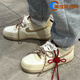 耐克（NIKE）Nike男女鞋Air Force 1浅棕色AF1空军一号休闲板鞋HV5990-172 HF4837-407 36