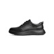 Red Dragonfly sports and casual leather shoes 25 autumn men's shoes thick-soled business commuting shoes comfortable dad shoes WTA35036 black 41