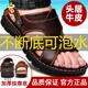 Vogelscheuche (mexikanisch) [echtes Kuhwahnsinns] Top -Layer -Kowide Dicke Sohle Massage Sandalen Echte Leder -Sommer -Männer Sandalen Freizeitbraun 9928 [Top -Schicht Cowhide + Massageboden] 38