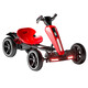 Shantou Lincun Kart 6-12 years old, rechargeable children's electric car, four-wheeled car, can sit on a human male and female baby remote control toy, top model, Aurora White, dual drive + Bluetooth music +