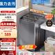 Washing machine fully automatic impeller 15kg capacity blue light drying and washing integrated student dormitory rental room artifact one-click smart washing 10kg small single apartment washing machine 10kg blue light + intelligent air drying coffee color 5.5KG-20KG