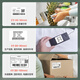 Deli 120 series three thermal-proof label paper printing paper self-adhesive label sticker label printer paper waterproof oil-proof paper barcode paper Cainiao Station express order supermarket price 12006 (80*60mm-800 sheets) 1 volume