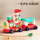 Huile Toy Train Toy Car Car 1-3 Jahre alte Kleinkinder Kinder Jungen und Mädchen Baby 1. Juni Kindertag (1-3 Jahre alt) Zhique Zug