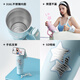 Hals Luzhuo same type Star Mang Cup 316L stainless steel straw insulation cup for women with high appearance, large capacity car portable water cup, Vibrant Rising Star 1050mL