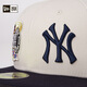 
NEW ERA MLB Baseball Cap 2025 new color block hard top flat brim full cap 5950 60756051-Black 738
