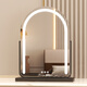 Nalansi LED makeup mirror with light vanity mirror desktop desktop smart home master bedroom internet celebrity anchor rotatable bulb black paint 3-3 50x70cm