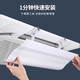 Yeebarle central air-conditioning windshield, wind guide ceiling machine, air-conditioning outlet baffle, windshield, anti-direct blow ceiling machine, general store manager louver style 4 pieces, breathable and non-condensing 1