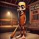 New Buddy le New Buddy3d Print Fremdgebirge und Meere Holzstock Figur Tungtungsahur Parodie AI Figur Abstrakte Spielzeug USA Tungtungtungsahur [Stick Man] 1