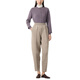 Loro Piana/Nuoyou Pianya LP Damenpullover Strickjacke Cashmere Stricker runder Hals Langarmjacke 2025 neuer Stil Purple 48