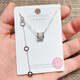 
Shiny silver jewelry S925 sterling silver mossanite diamond fashion collarbone neck styling women versatile temperament elegant trend 73 13971 carats