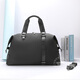 Walker Shop sac de voyage étanche grande capacité voyage d'affaires à courte distance sac à main sac de sport de fitness pour hommes sac à bandoulière multifonctionnel noir petite taille 29*19*49