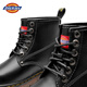 Dickies Martin Boots Herrenschuhe für Frühling britische Stiefel Männer vielseitige High-Top-Lederstiefel Männer und Frauen Paare Stiefel Trendy Workwear Schuhe Schwarz S28 (Männerstil) 39 [eine Größe größer, geeignet für Sportschuhe 40]