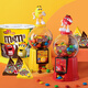 M&M’smm豆糖果机红黄豆人机牛奶花生巧克力756g儿童玩具m豆礼物 红黄糖果机(颜色随机)1个+756g礼
