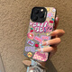 觉予甜甜圈英文苹果16手机壳14plus新款13miniiPhone15可爱11promax女12小众xr7网红8硅胶 【紫色】甜甜圈英文3893 iPhone 8