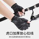 Summer new style Laschelle breathable, soft, thin half-finger anti-slip three-finger fishing gloves, outdoor lure fishing gloves, crystal gray/Gray M