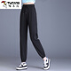 Woodpecker (TUCANO) large size ice silk pants for women 200 Jin [Jin equals 0.5 kg] Fat mm thin loose plus fat plus larger cool feeling casual sports pants 6628 foot-tied style XL Recommended 110-130 Jin [Jin equals 0.5 kg]