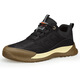 Chaussures de protection du travail Chaussures de protection anti-smash et anti-non-puncture Chaussures de protection à la mode en cuir résistant à l'usure imperméable Protection de travail C9215-1