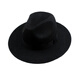 Qingyu Xu Wenqiang's same style hat Shanghai Tang black big brim retro British jazz hat men's top hat stage performance Xu Wenqiang style - black adult style (56-58CM)