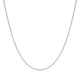 Mengjinyuan platinum necklace side chain plain chain clavicle chain men and women same style as a birthday gift for girlfriend weight about 1.80g chain length 42cm
