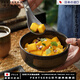 Fertserg Japan importierte Qualität Keramikschüssel Reisschale Salat Schüssel Suppe Schüssel Reis Schüssel Keramikschüssel Suppe Nudeln Retro Haushaltsschale E897-B-0198