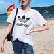阿迪达斯 （adidas）女装夏季新款透气圆领短袖t恤运动休闲时尚半袖 CV9889 S