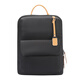 Bopai laptop backpack for women business commuting bag genuine leather backpack small college student schoolbag women black