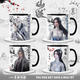 Haowang Dexian nei Peripheral Water Cup Wang Lin Li Muwan Fan Ceramic Pare Pare Creative Coffee Cuf