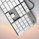 Logitech K845 Mechanische Tastatur Backstreuit Wired Keyboard Game E-Sporttastatur Tee Green und Rotachse Keyboard DIY Keycap Office-Tastatur und Maus-Set in voller Größe 104 Tastatur K845-Weiß Magic Wave Crystal Keycap Qing-Achse