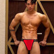 Sexy Double Thong Hip Men's Hip Expuesta Silk Rear Winsta baja T-Tousers Gay Gay Standy Style M Code 90-115Jin [Jin equivale a 0.5 kg] Y61 Doble tanga M90-115Jin [Jin equivale a 0.5 kg]