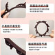 New high-end flocked braided hair hoop textured bangs hairpin side hairpins for women with broken hair artifact headband headwear black flocked braided hair hoop
