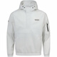 
DESCENTE solid color logo hooded long sleeve jacket for men and women black 100