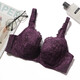 Gujin Purple Lanti Reis Drei-Bastern-Unterwäsche für Frauen Seitensammlung Dünner Tasse Bra STW5308 7373 Dunkle Hautfarbe 75c