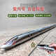 Home Remote Control Contrôle alliage à grande vitesse Railway Fuxing EMU Modèle d'émeulation Harmony Train Train Train Electric Train Boy [Alloy Remote Control] 2 sections - Blanc