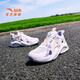 ANTA Children's Sandals Universal Big Children's Shoes 2025 Summer New Overbearing Frame Shoes Sports Shoes Baotou Beach Sandals Girls White/Yangxu Purple-6 38