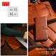 Dorande Honor GTPRO Leather Business Phone Case Honor GT Flip Carte Protective Case Lens Full-Pack Anti-Fall with Pliage Movie Viewing Stand Cuir Case Honor GT Pro Leather Red