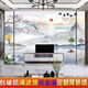 Beyzk2024 Keramikfliesen TV -Hintergrund Wandsteinplatte Wohnzimmer Neu chinesisches einfach