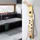 Hansgrohe Shower Set Bathroom Bathroom Bathroom Multifunctional Shower Screen Bathroom Shower Household Constant Temperature Rain 6636 Natural Color Model [Five Functions Water Out] LED Ambient
