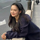 Yi Mengling's same wide-brimmed gray headband for women, high-end fashionable high-top headband, hairpin, internet celebrity headwear 2# extra wide dark gray headband about 7cm