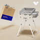 ABCMOKOO new product new Oti diaper table baby care table no installation folding multi-function baby bathing diaper table Morandi gray [Oti-AIR model] no installation