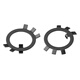 Xuanzhi Qualifizierte Rückzugsboot GB858 Round Nussstopp Waschmaschine Sechs-Klauen-Anti-Loose-Waschmaschine Schildkröte Ring M10M12200 1701