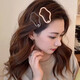 Manfuyu cloud hair clip high-end hollow broken hair bb clip forehead bangs female side clip hairpin hair clip for the back of children's head cloud side clip random 2 pieces