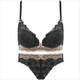 Victorias sexy Dessous-Frauen kleine Brüste versammelten und die Brustkollektion von Top-Toping-Einstellung ohne Stahlring-Spitzengeschenk-Geschenkset Victoria's Secret Kyoto Tea Single Piece 70A 32/70 [AB Cup]