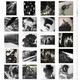 [1422] Artista de ilustración Nico Deort Pen en blanco y negro Ilustración Imágenes Pinturas decorativas 200 Fotos