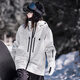 Awka Snowboardanzug für Frauen und Männer wasserdicht, winddicht, kaltsicher, professionell verdickter und warmer amerikanischer Jacke für Winter Baby Blau 25 verbessert WT36 M
