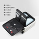 Hanke front side open cover suitcase for women 20-inch small 18 business aluminum frame trolley case lightweight boarding suitcase smoke white-full open cover[9859] 18-inch_mounting case horizontal version can be installed with 15.6-inch computer_
