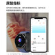 杜能【医护升级】智能测血压血糖手表气泵级语音播报监测尿酸血脂心率电血氧体温健康仪杜能睡眠手腕环 红色硅胶-气囊式血压/血糖/尿酸/血脂一体机