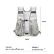 OEMG Running Marathon Outdoor Mountain Cycling Backpack Hiking Vest Breathable Water Bag Sports Vest Travel Bag Water Bottle Titanium Silver丨36x30CM